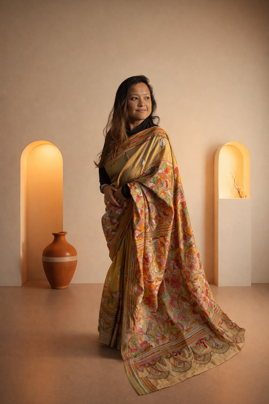 Mridula Kolkata Kantha Saree