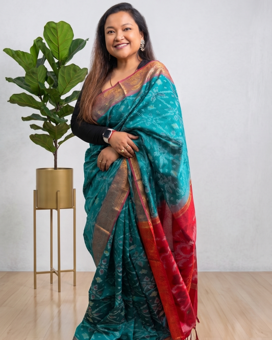 Neel Vaayu Pochampally Saree