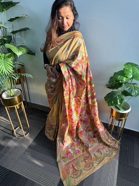 Mridula Kolkata Kantha Saree