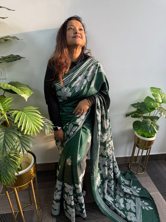 Haripushp Kolkata Kantha Saree