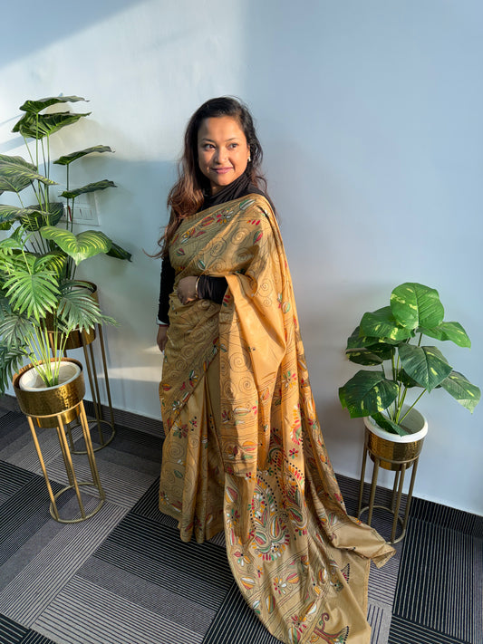 Mrinal Kolkata Kantha Saree