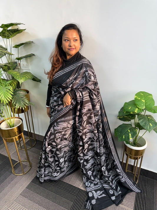 Kaalpushp Kolkata Kantha Saree
