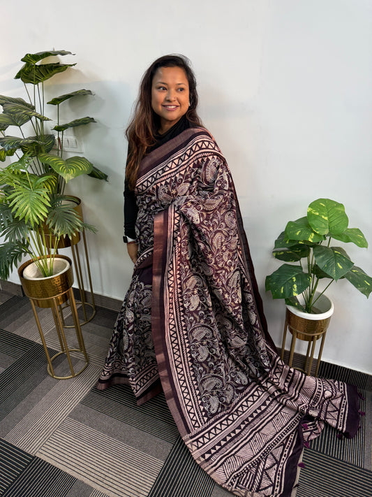Rajlila Kolkata Kantha Saree