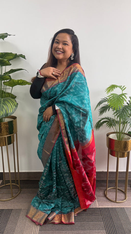 Neel Vaayu Pochampally Saree