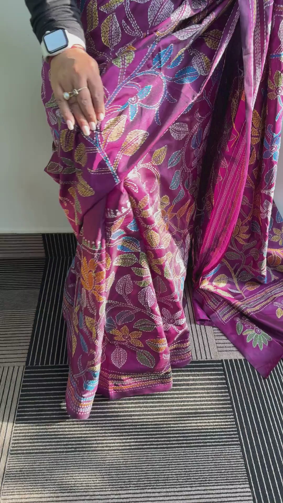Rajpushp Kolkata Kantha Saree