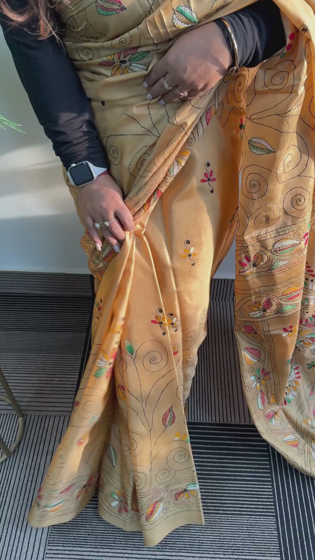 Mrinal Kolkata Kantha Saree