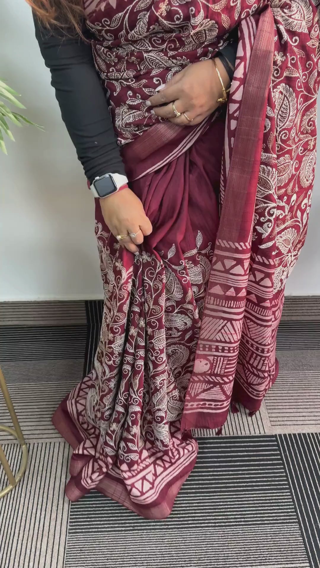 Raktima Kolkata Kantha Saree
