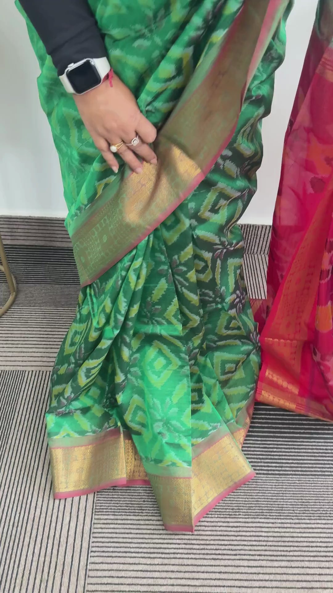 Harit Vaayu Pochampally Saree