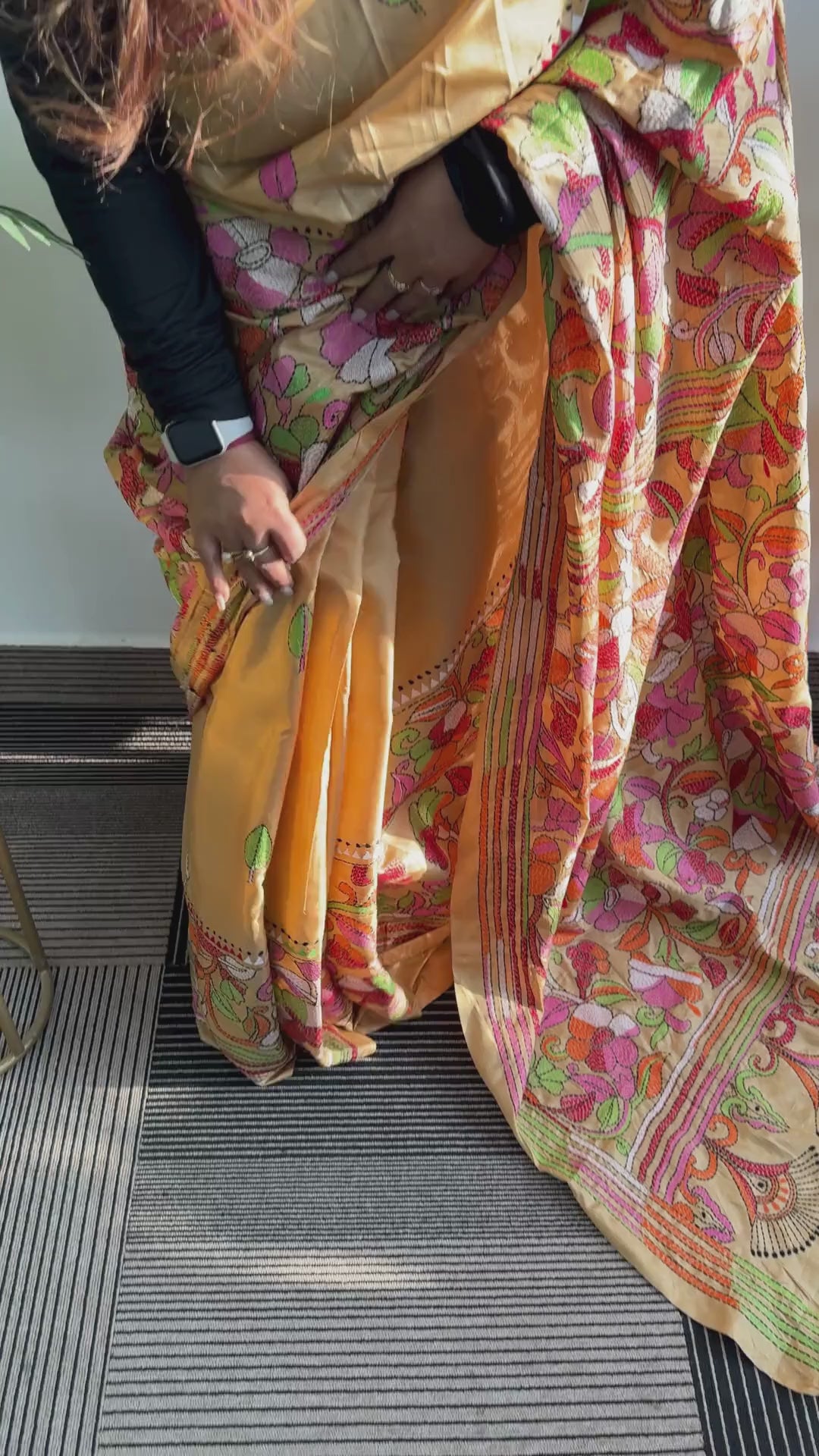 Mridula Kolkata Kantha Saree