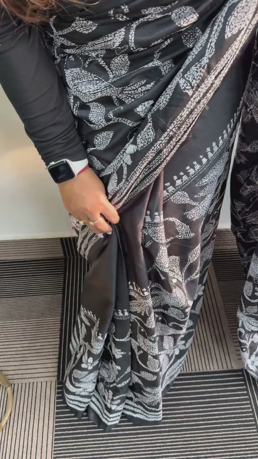 Kaalpushp Kolkata Kantha Saree